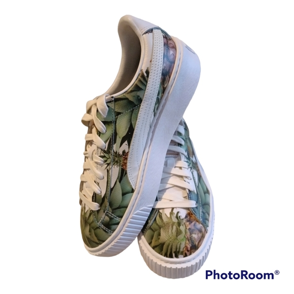 PUMA BASKET PLATFORM PINEAPPLE PRINT - Picture 7 of 11